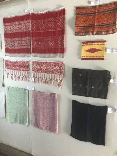 Фотография образцов ткачества в Козьмодемьянске