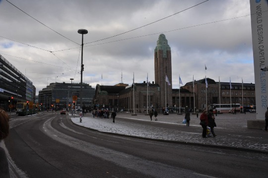 Фото жд вокзала Хельсинки в Финляндии