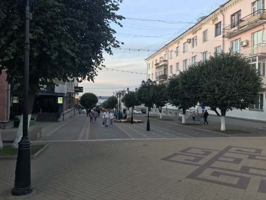 Фотография главной улицы города Чебоксары