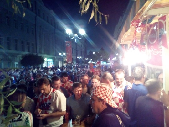 Фото главной улицы Нижнего Новгорода во время Чемпионата мира по футболу
