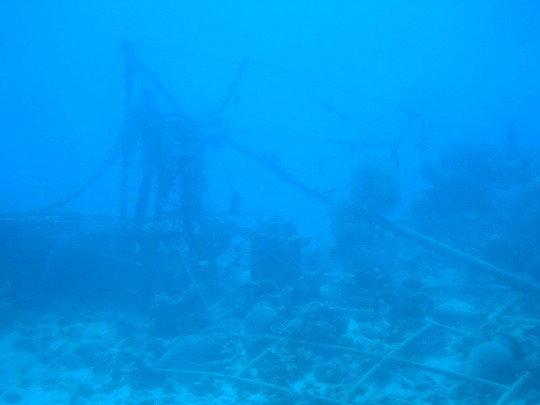 Фото затонувшего коробля в Красном море