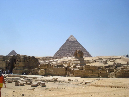 Фото египетских пирамид в Гизе