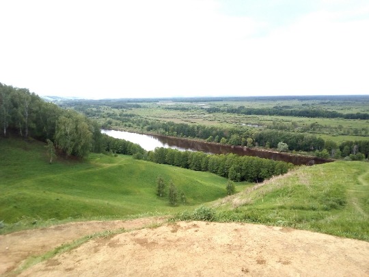 Фотография лысой горы и реки Клязьмы в Гороховце