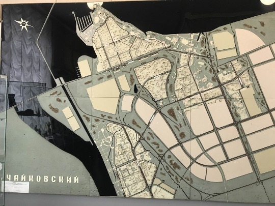 Фотография градостроительной карты города Чайковский