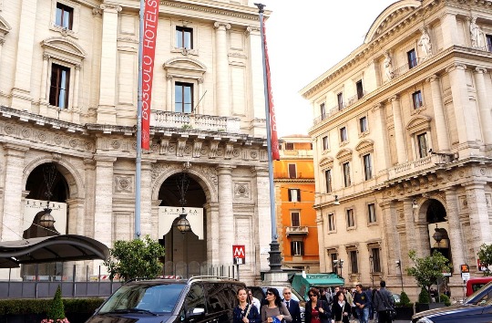 Фото с площади Республики в Риме