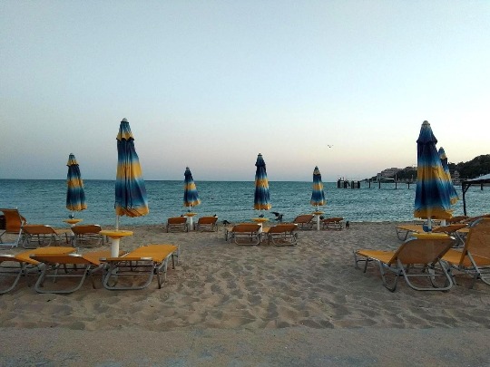 Фото вечернего пляжа на Черном море в Болгарии